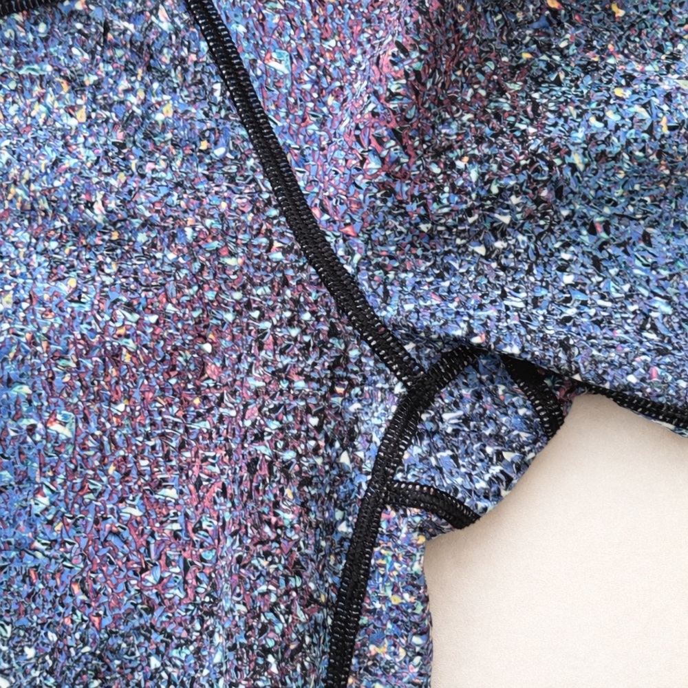 Lululemon Speed Tight V Strive Galaxy Print Leggings Size 6 - Picture 4 of 7